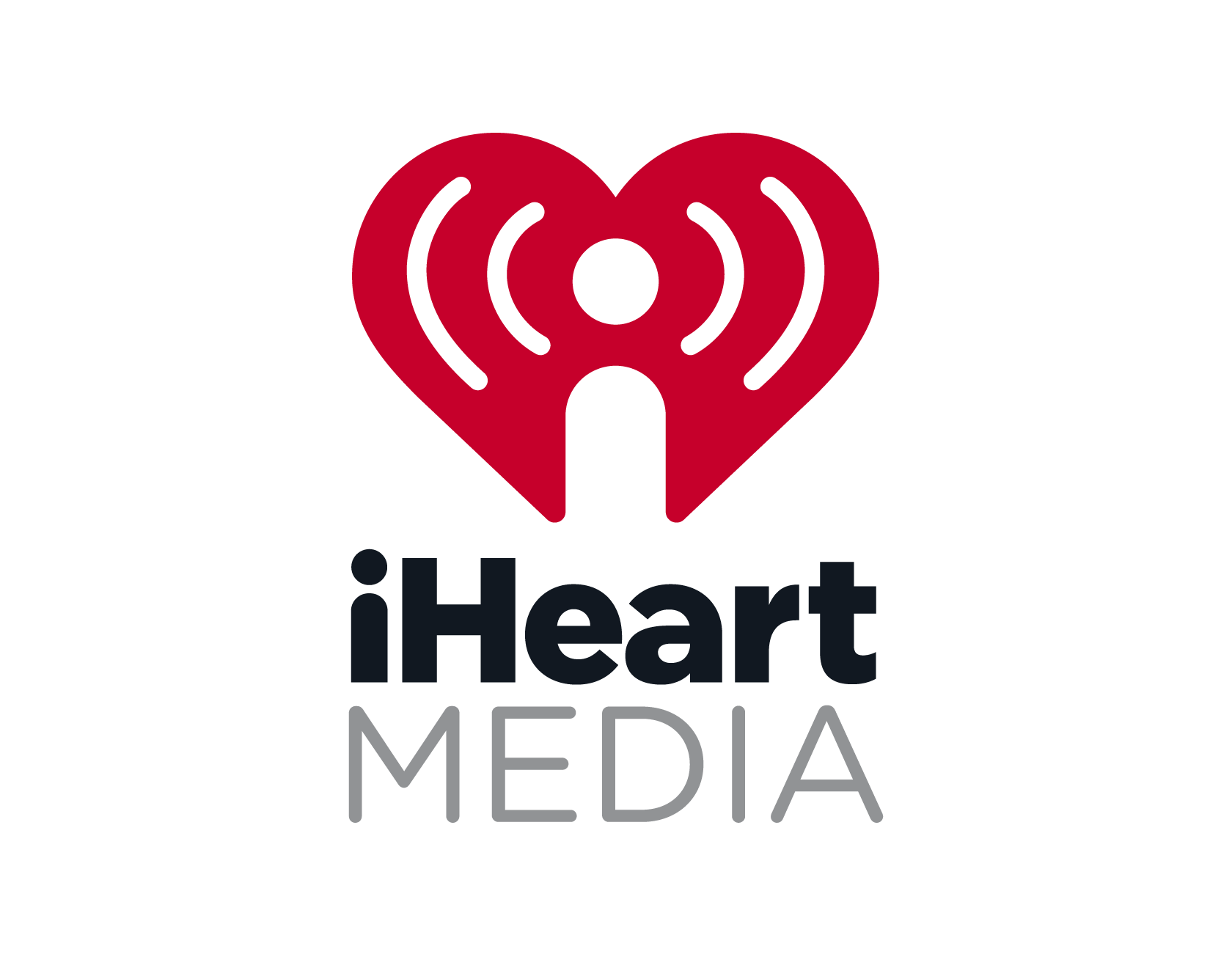 iHeartMedia logo with stylized icon and wordmark